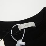 T-shirt Christian Dior Embossed Monogram Navy DO062 - Image 9