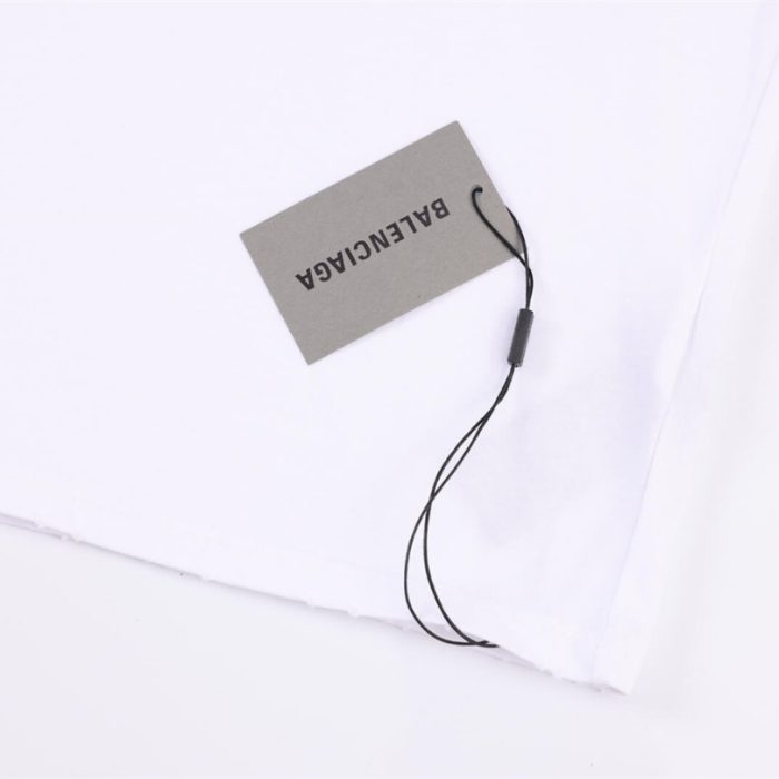 T-shirt Balenciaga Logo White Edition BL067 - Image 6
