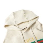 Hoodie Gucci Boutique Logo White GC077 - Image 5