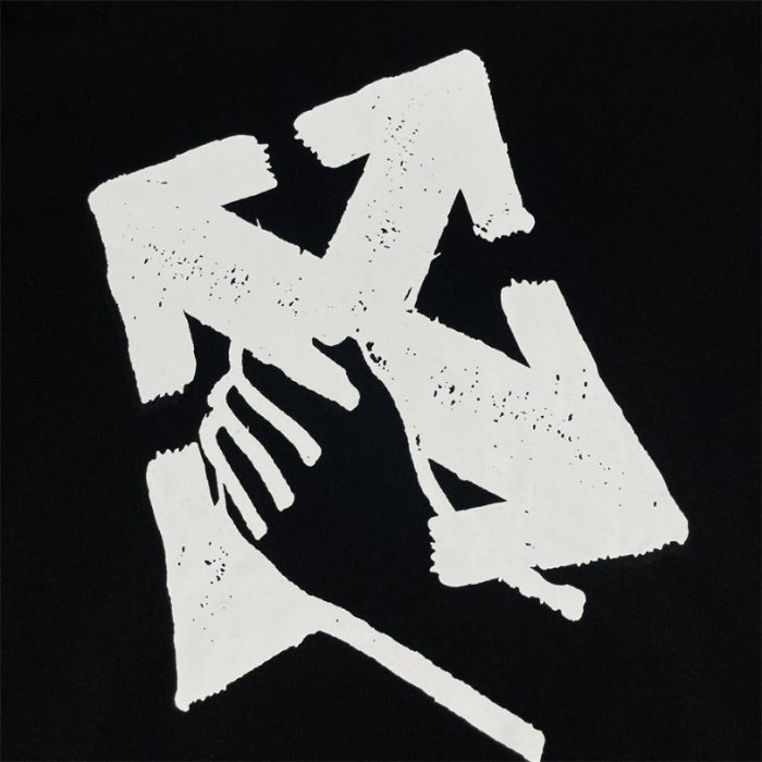 Hoodie Off-White Arrows Black OFF010 - Image 6