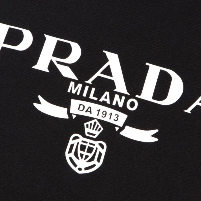 Sweatshirt Prada Milano Black Crewneck PD026 - Image 5