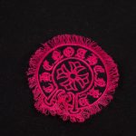 Sweatshirt Chrome Hearts Pink Horseshoe Black CH006 - Image 4