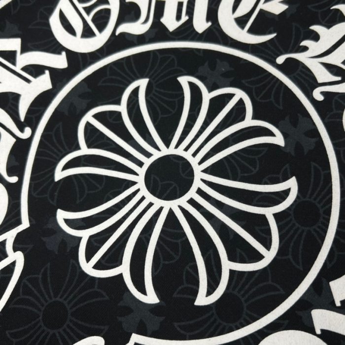 Hoodie Chrome Hearts Hearts Zip Black Monogram CH063 - Image 5