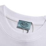T-shirt Prada Milano Crest Logo White PD014 - Image 9