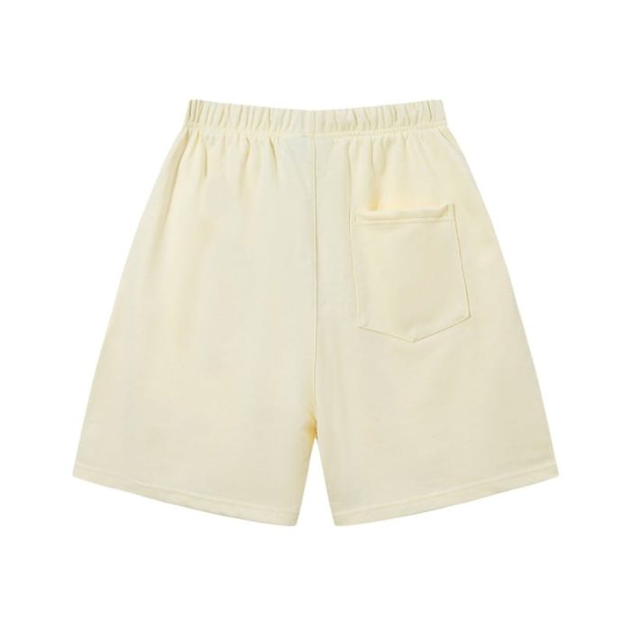Shorts Essentials Cream with Logo Print EST003 - Image 2