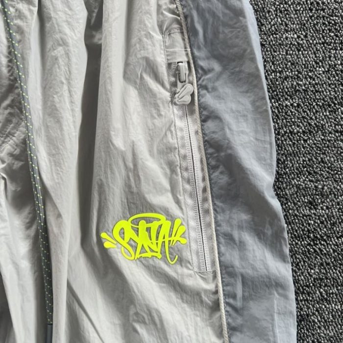 Set Syna Gray and Yellow Track Jacket and Pants SN002 - Image 8