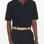 Belt Burberry Black Gold TB Plaque BY001 - Image 4