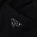 Pants Joggers Prada Black Milano Logo PD052 - Image 5