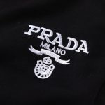 Pants Joggers Prada Black Milano Logo PD052 - Image 4