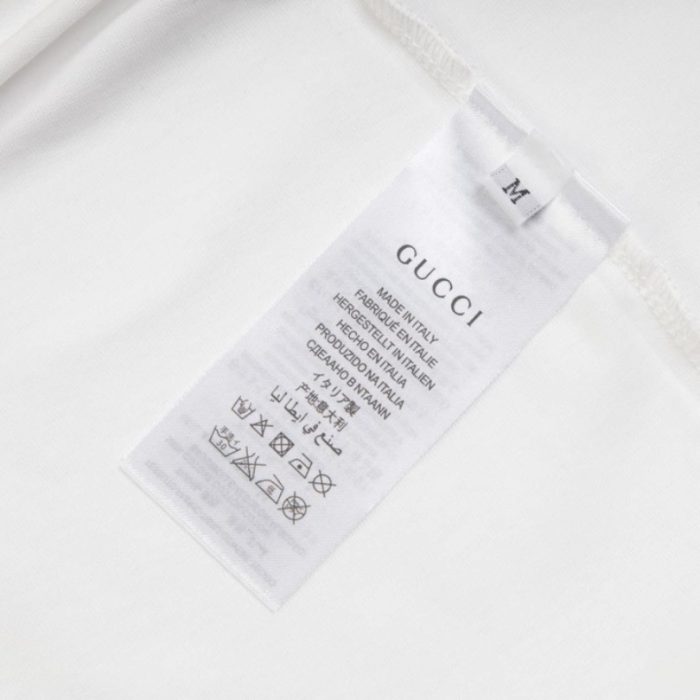 T-shirt Gucci Dans Le Vert White GC073 - Image 7