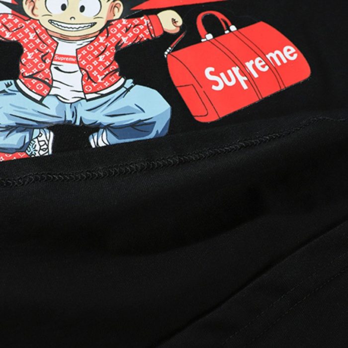 T-shirt Supreme Goku Black Graphic SP013 - Image 4
