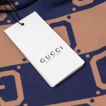 Hoodie Gucci Monogram Brown Blue GC080 - Image 8