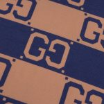 Hoodie Gucci Monogram Brown Blue GC080 - Image 7