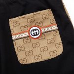 Shorts Gucci Black Monogram Side-Pocket GC094 - Image 5