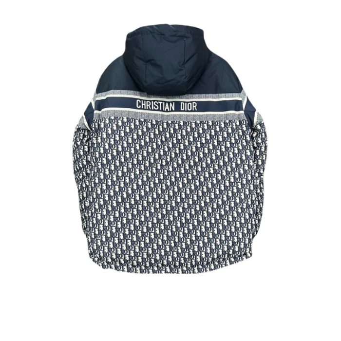 Jacket Christian Dior Monogram Hooded Puffer DO066 - Image 2