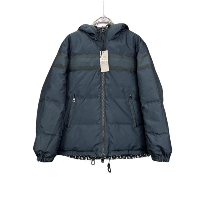 Jacket Christian Dior Monogram Hooded Puffer DO066 - Image 4