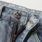 Jeans Chrome Hearts Multicolor Cross Patch CH022 - Image 5