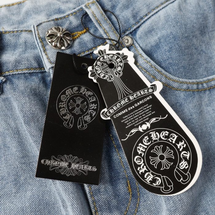 Jeans Chrome Hearts Multicolor Cross Patch CH022 - Image 12