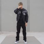 Jacket Supreme NY Varsity Bomber Black SP065 - Image 15