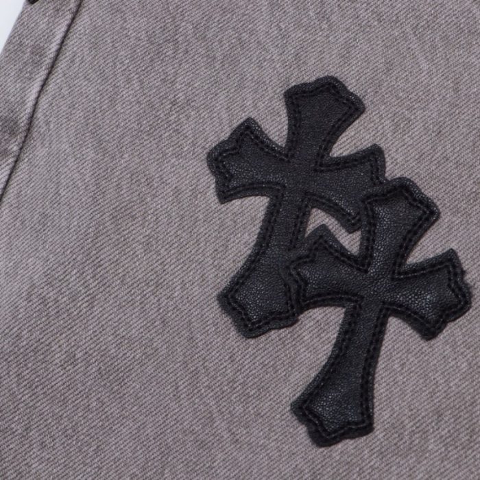 Jeans Chrome Hearts Cross Patch CH035 - Image 6