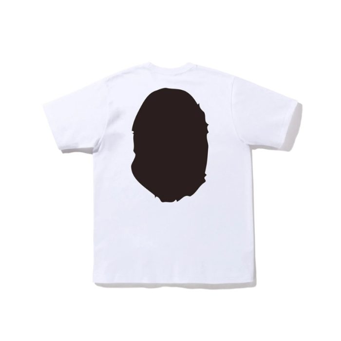 T-shirt BAPE Classic Ape Head White BP076 - Image 2