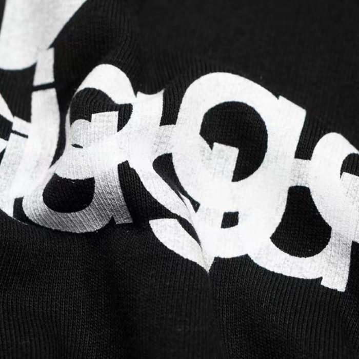 Hoodie Balenciaga Black Logo Print BL064 - Image 5