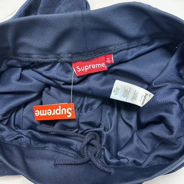 Shorts Supreme Velour Stripe Logo Embroidery SP041 - Image 9