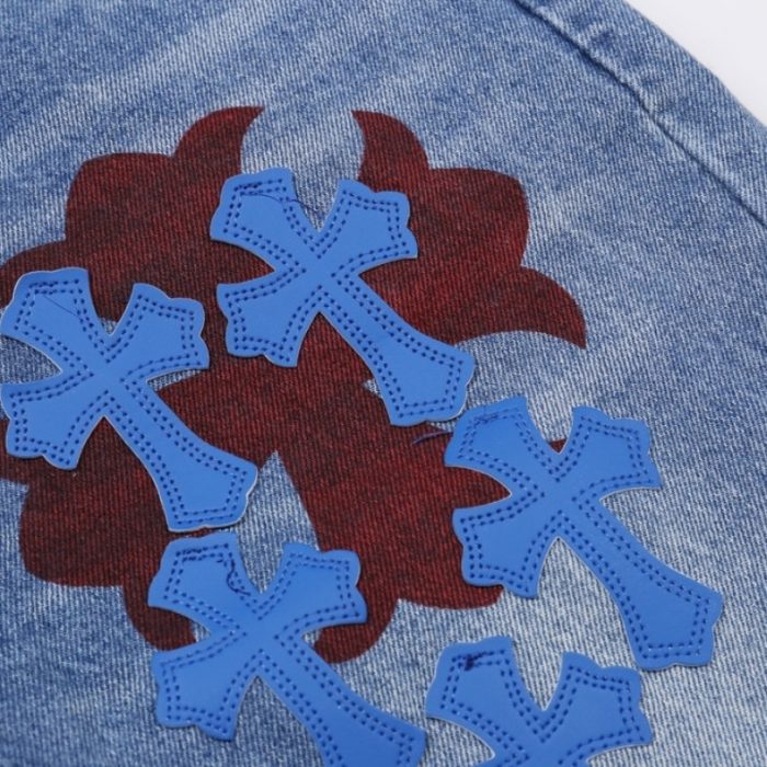Jeans Chrome Hearts Box Cross Patch CH023 - Image 5