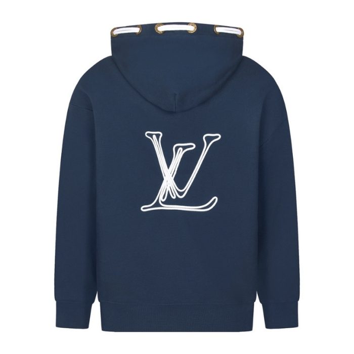 Hoodie Louis Vuitton LV Logo LV055 - Image 4
