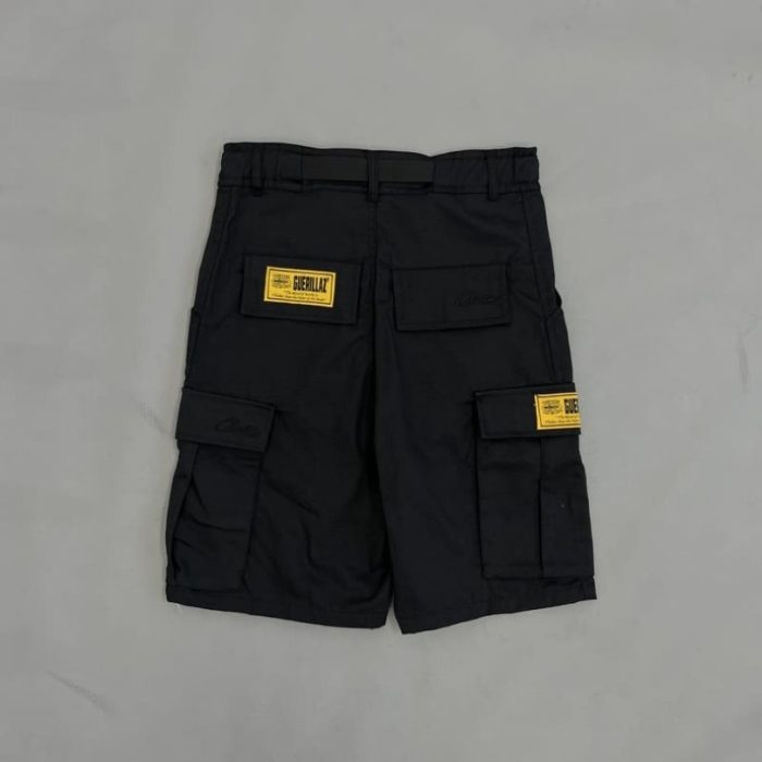 Shorts Cargo Corteiz Guerillaz Black Edition CZ005 - Image 4