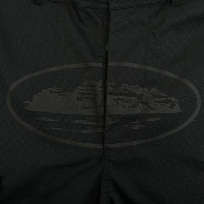 Shorts Cargo Corteiz Guerillaz Black Edition CZ005 - Image 5