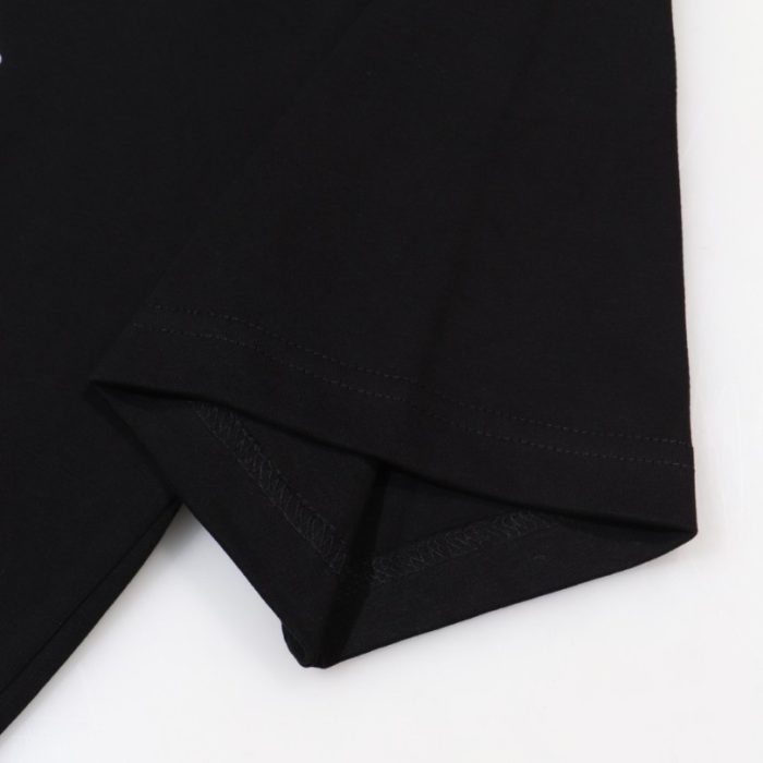 T-shirt Louis Vuitton Calligraphy Studded Black LV025 - Image 7