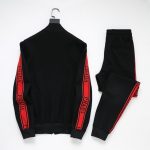 Tracksuit Prada White and Black Red Stripe PD050 - Image 4