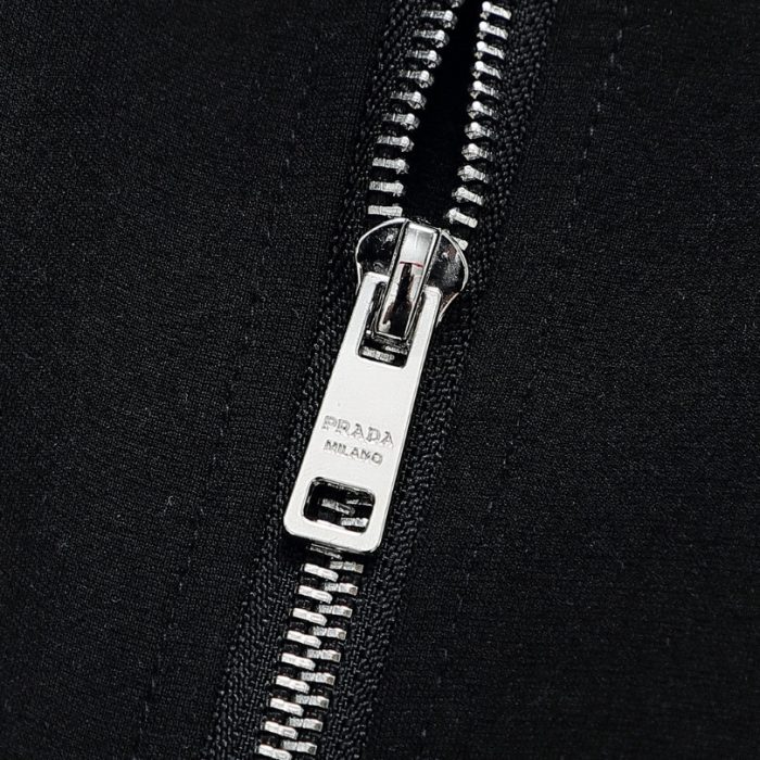 Tracksuit Prada White and Black Red Stripe PD050 - Image 9