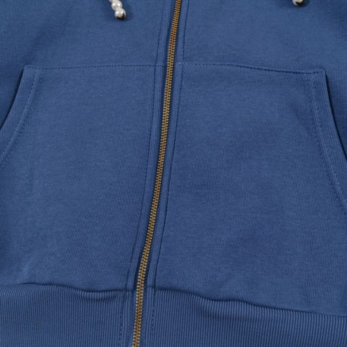 Hoodie Louis Vuitton Zip-Up Blue Edition LV048 - Image 6