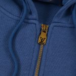 Hoodie Louis Vuitton Zip-Up Blue Edition LV048 - Image 7