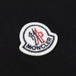 T-shirt Moncler Black Embroidered Logo Tee MCL005 - Image 4