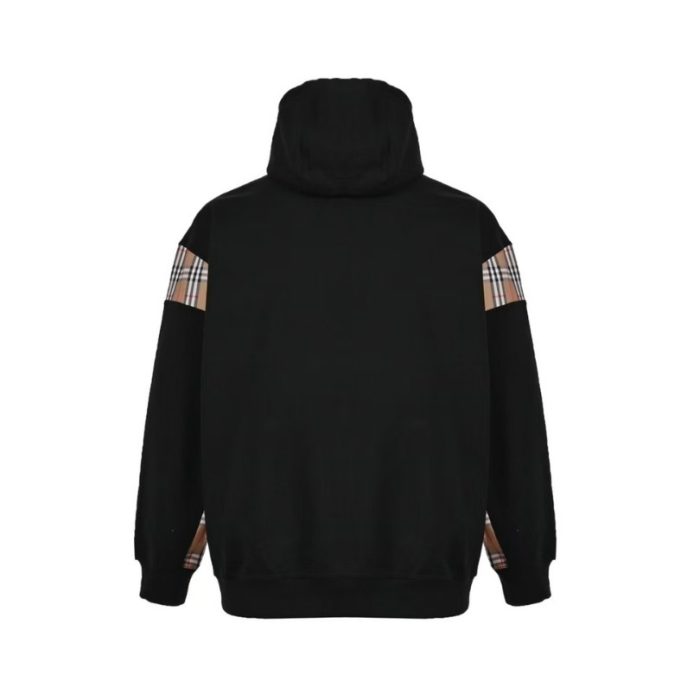 Hoodie Plaid-Detail Burberry BY003 - Image 4