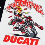 T-shirt Supreme Ducati Racing Graphic White SP038 - Image 4