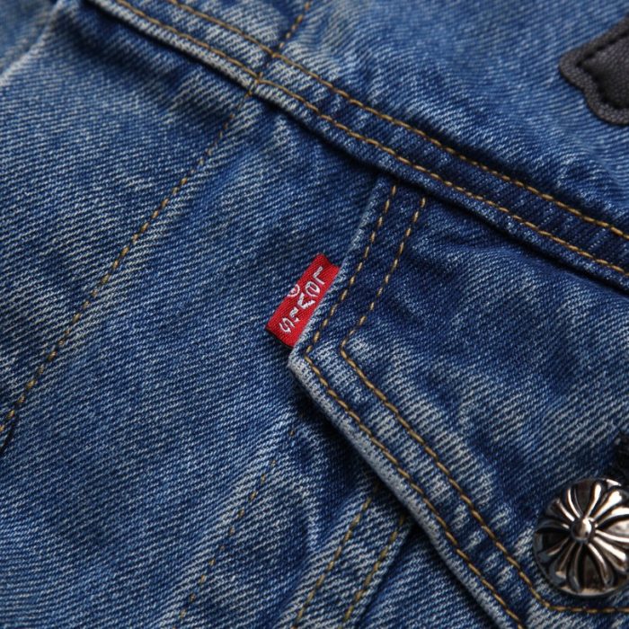 Denim Jacket Chrome Hearts Cross Patch CH052 - Image 16