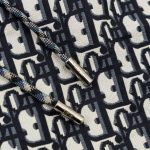 Shorts Dior Monogram Navy Side Stripes DO060 - Image 7