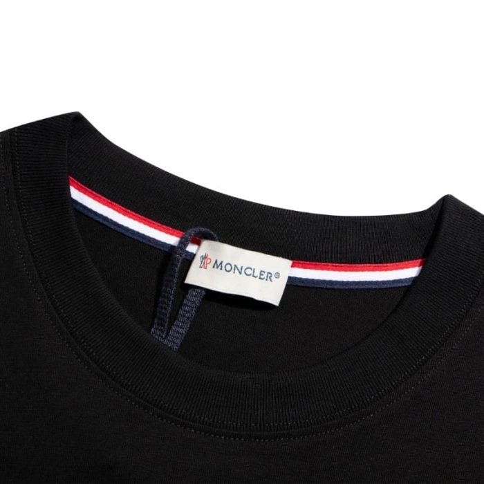 T-shirt Moncler Black Logo MCL029 - Image 9