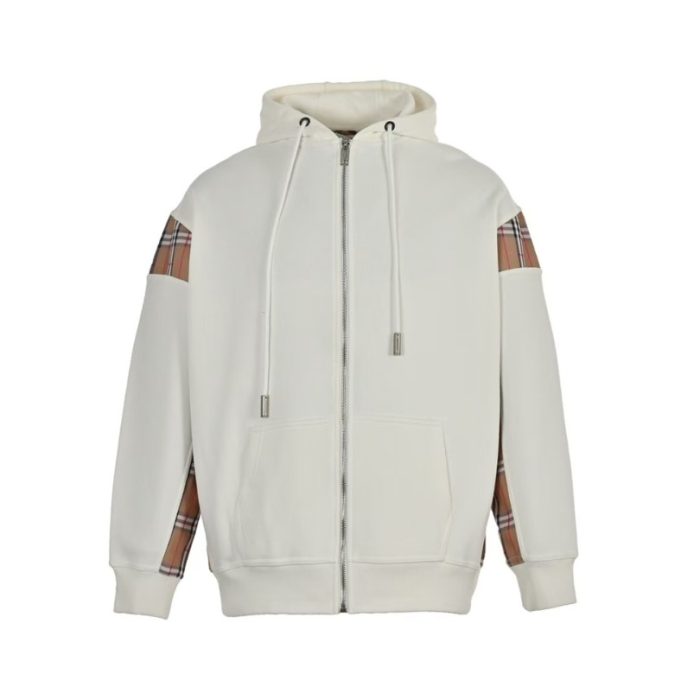 Hoodie Plaid-Detail Burberry BY003 - Image 2