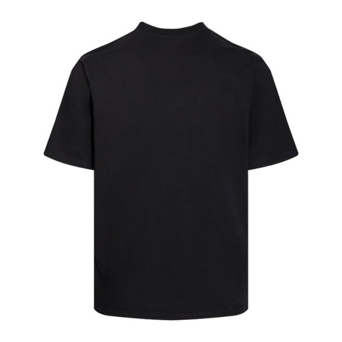 T-shirt Prada Milano Black Graphic Logo PD033 - Image 2