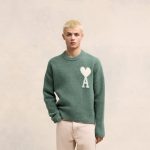 Sweater Ami Paris Ami de Coeur crew neck AMP001 - Image 4