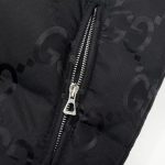 Puffer Jacket Gucci Monogram Black GC081 - Image 5