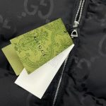 Puffer Jacket Gucci Monogram Black GC081 - Image 7