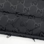 Puffer Jacket Gucci Monogram Black GC081 - Image 4