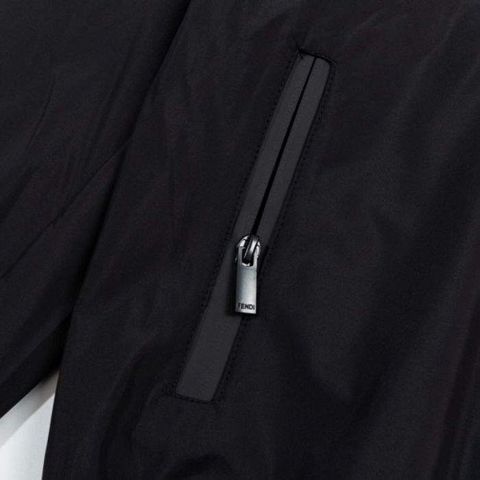 Jacket Windbreaker Fendi Eyes Black FE005 - Image 6