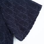 T-shirt Christian Dior Embossed Monogram Navy DO051 - Image 6